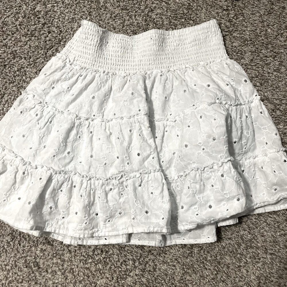 American eagle ruffled mini skirt